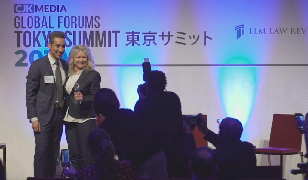 Kaylee Walstad and Jonathan Hiroshi Rossi at the CJK Media Global Summit 2019